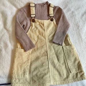 Zara top & overalls
